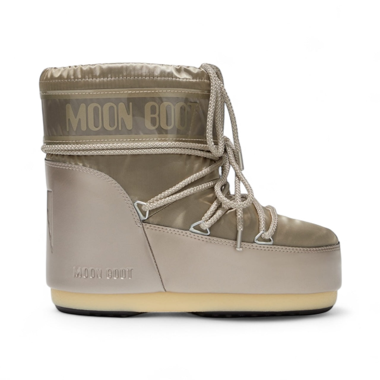 Icon Low Glance Satin Boots